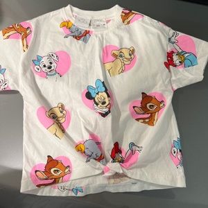 SOLD Zara kids Disney knotted shirt 2-3Y
